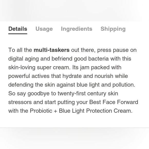 5/75$ BFF (best face forward)Probiotic + Blue Light Protection Cream - Picture 13 of 13